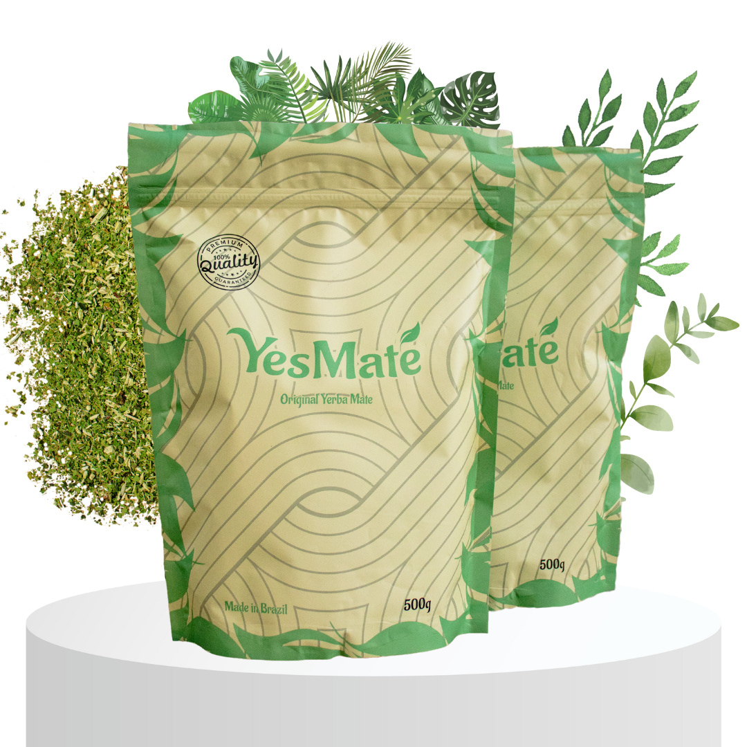 YesMate Ultimate Yerba Mate Kit (Gourd, Bombilla, Thermos & 2 x 500g Bags)