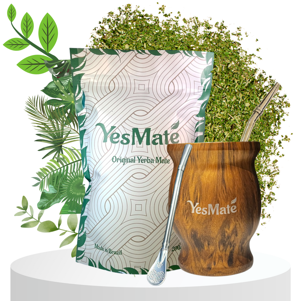 YesMate Yerba Mate Kit + 200g Loose Leaf YesMate